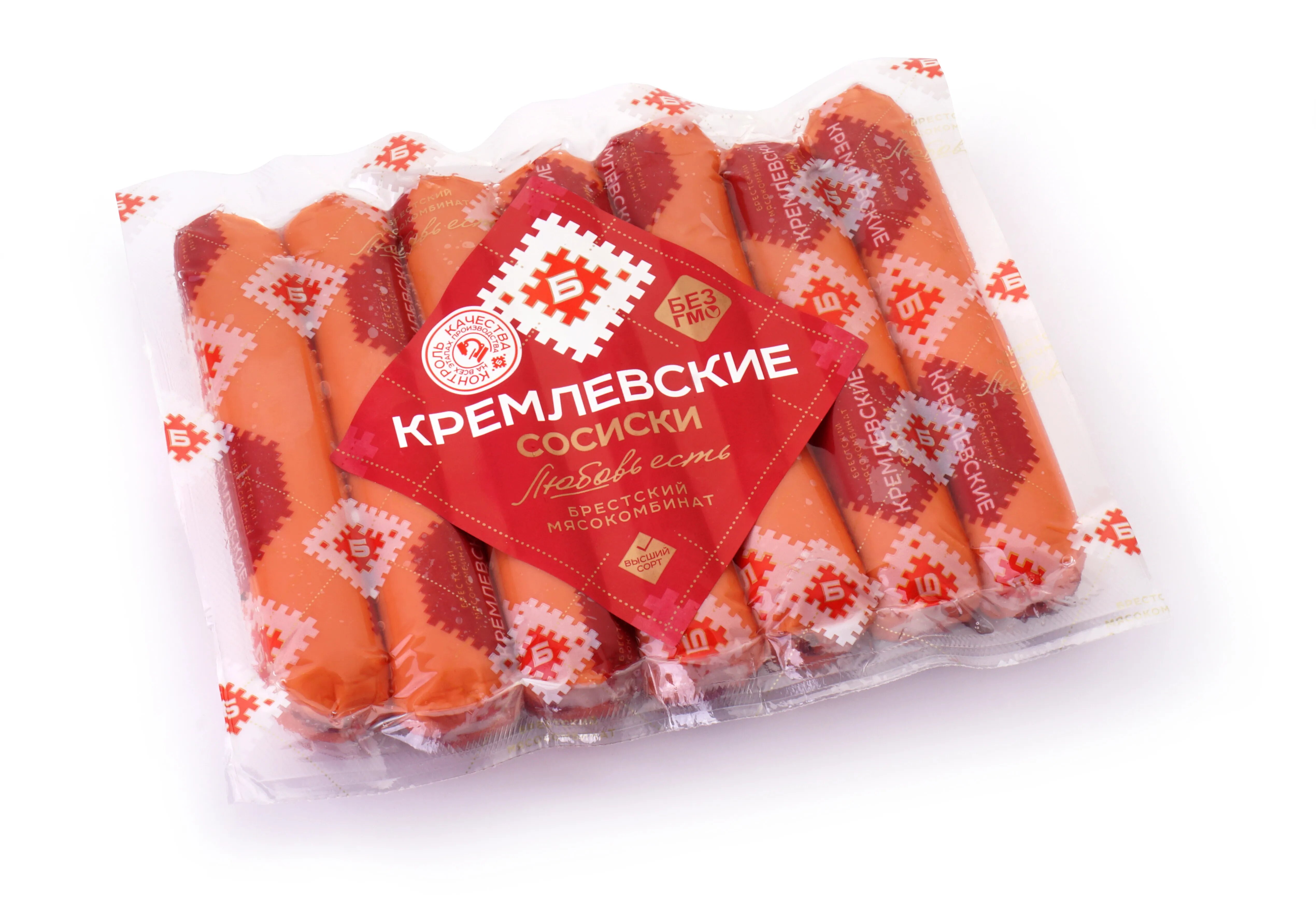 Сосиски "Кремлевские", 370г, в вакуумной упаковке | Интернет-магазин Gostpp